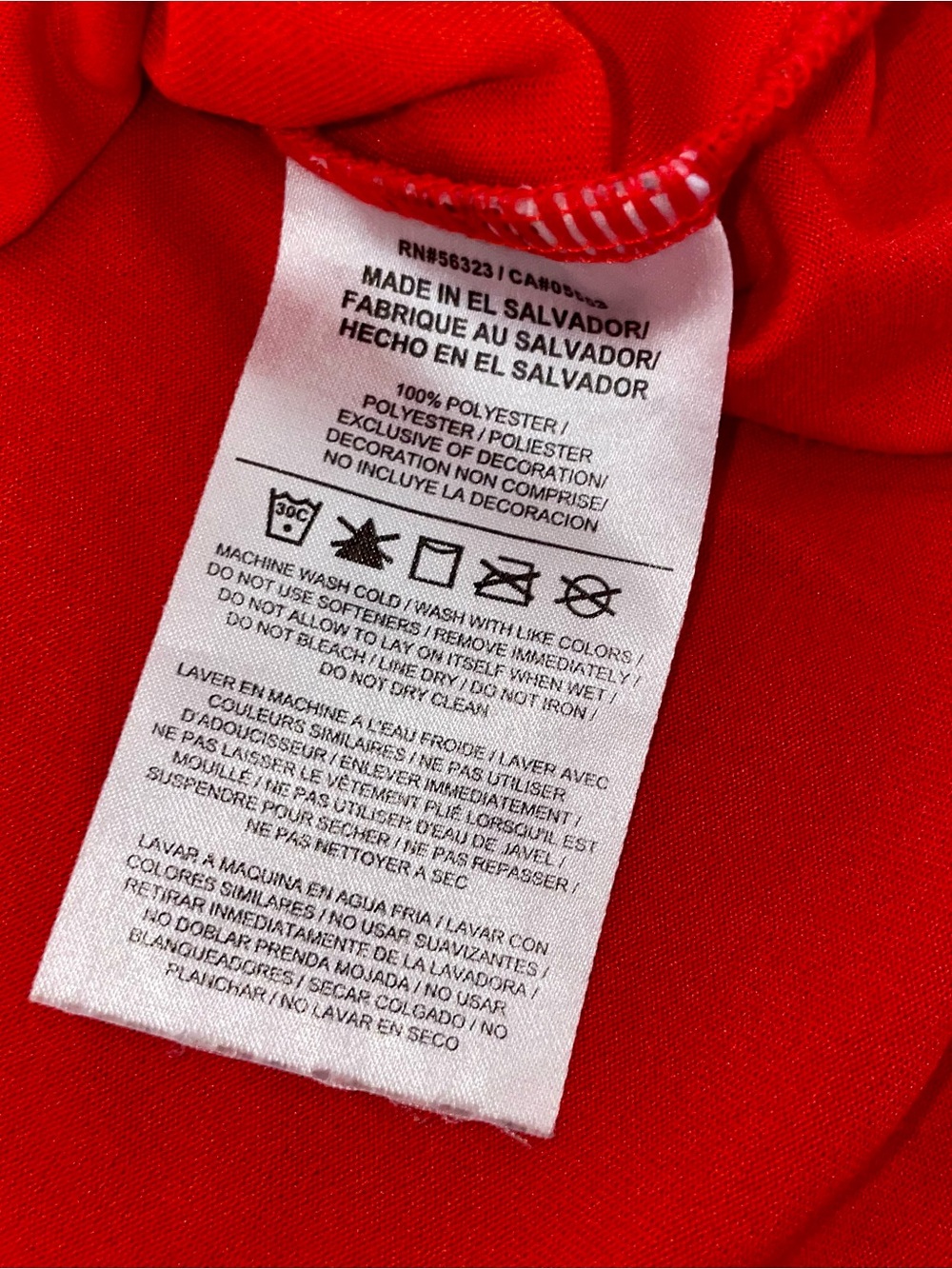 Nike Women’s Red V‑Neck Performance Tee Size XL - Picture 3 of 7
